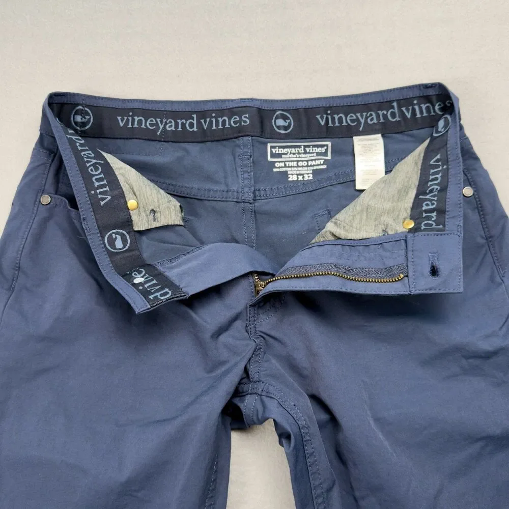 Vineyard Vines On The Go Pants Mens Size 28x32 Performance, Traditional 5-Pocket - Picture 5 of 14